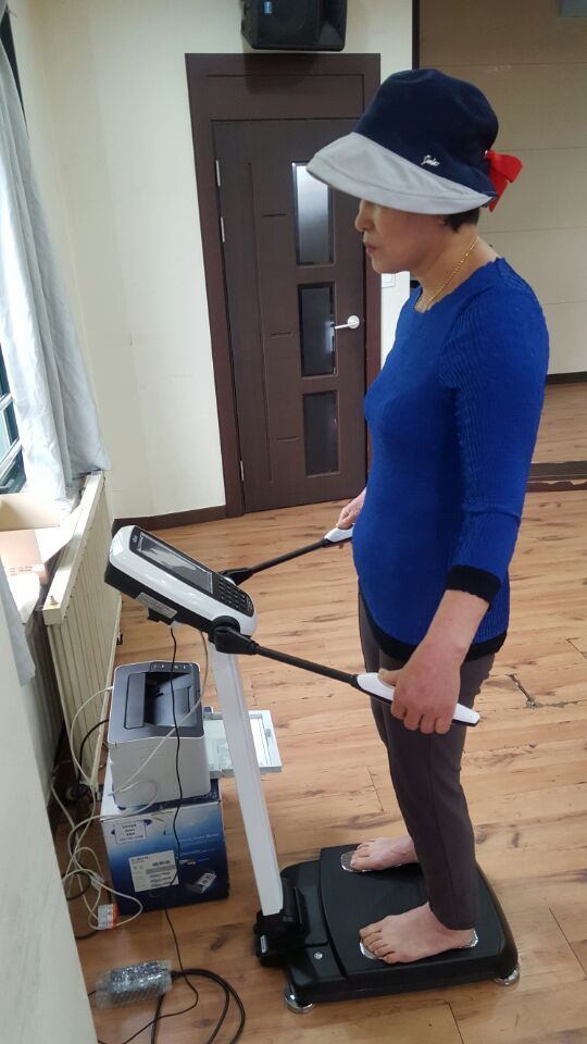 송파구보건지소와 연계한 신체계측검사